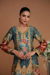 Shamaeel - RF-08 - Sheesha Silk - 3 Piece